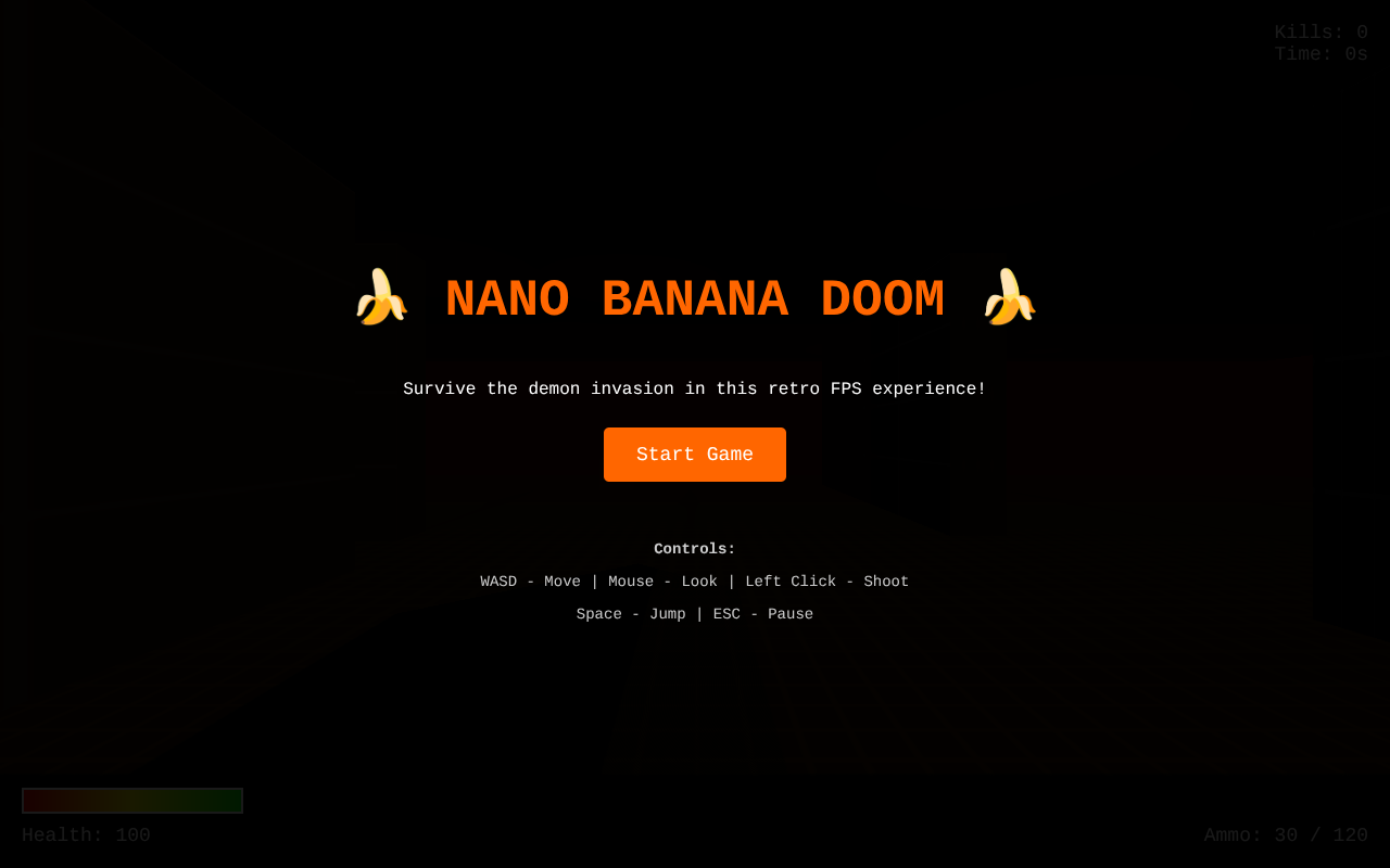 Nano Banana Doom screenshot
