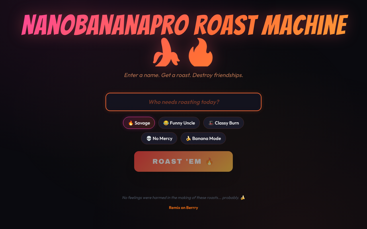nanoroast app