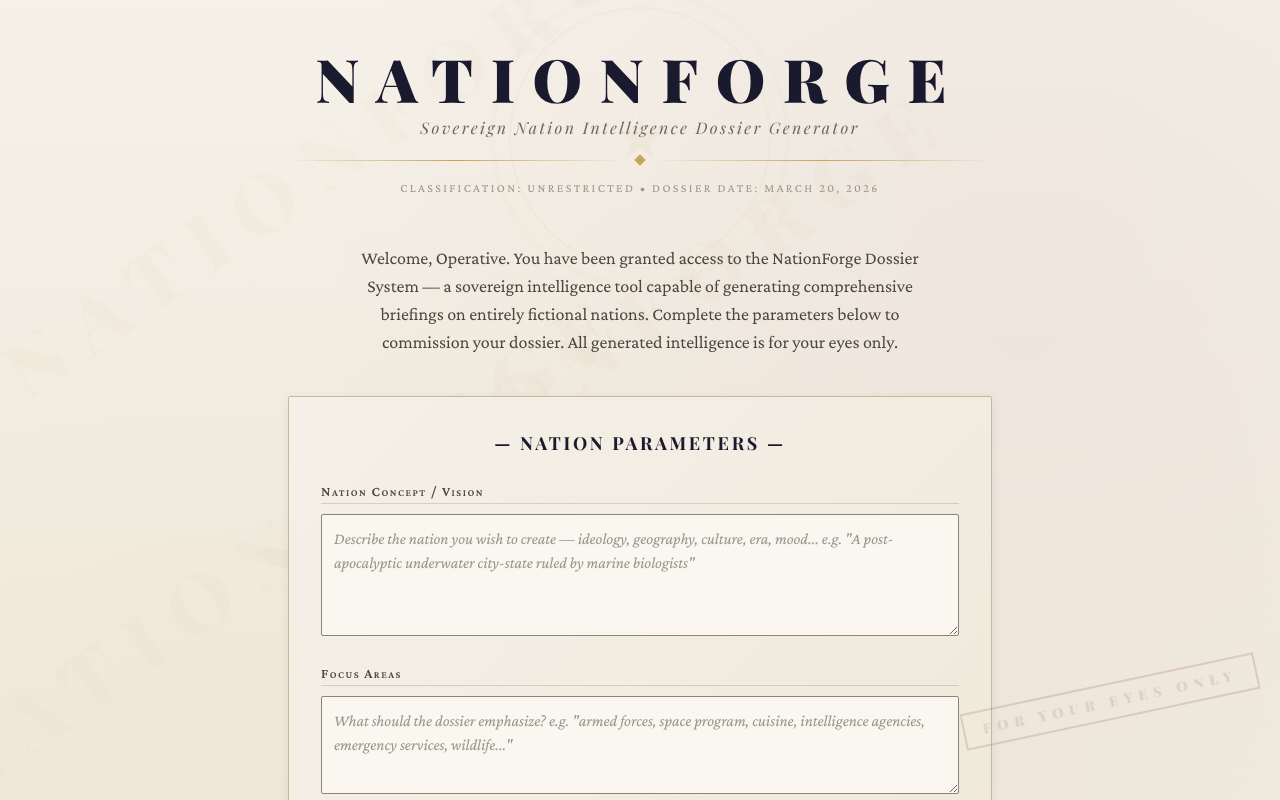 nation-dossier app
