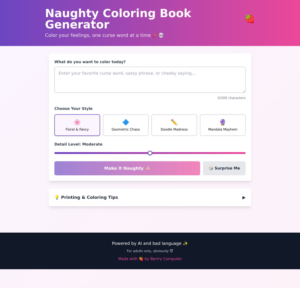 naughtycoloring app