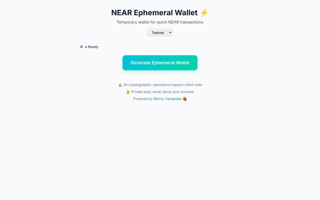 NEAR Flash Wallet screenshot
