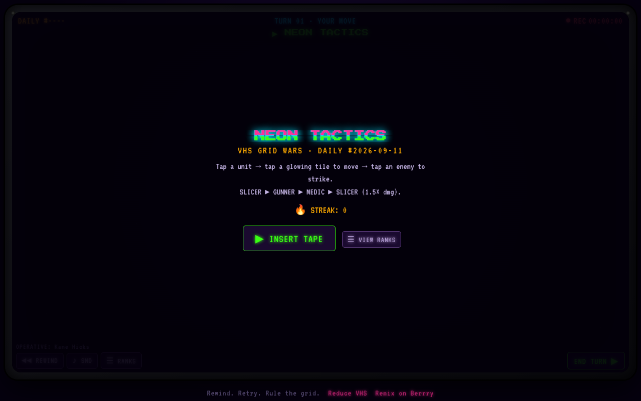 neon-tactics-vhs app