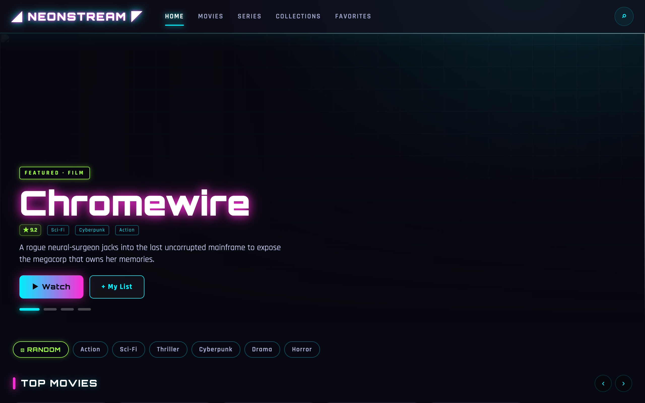 neonstream-cyberpunk-movie app