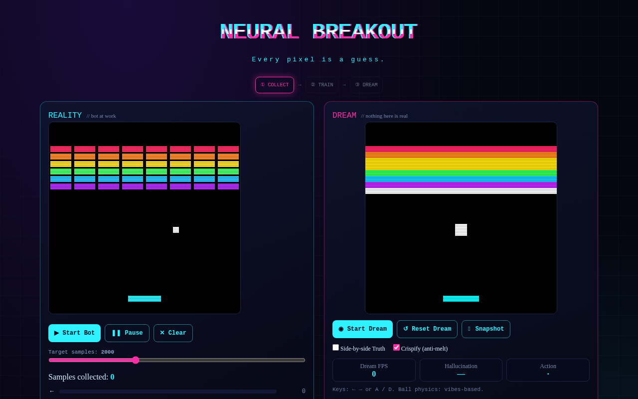 Neural Breakout screenshot