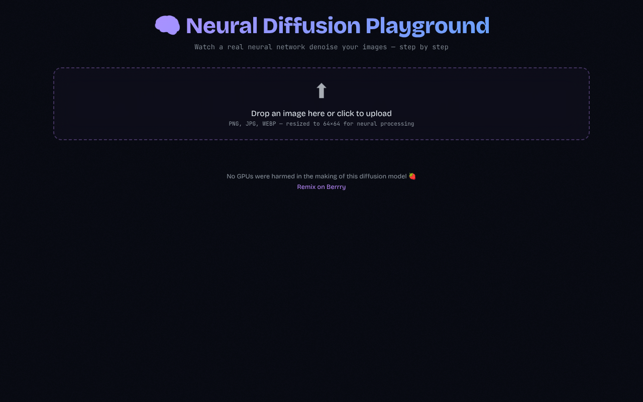 neural-diffusion app