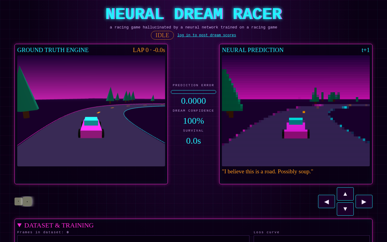 Neural Dream Racer screenshot