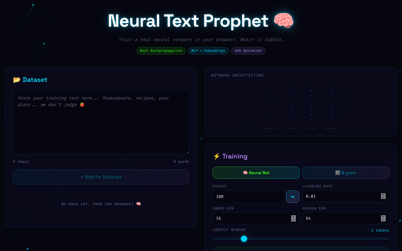 neuralprophet app