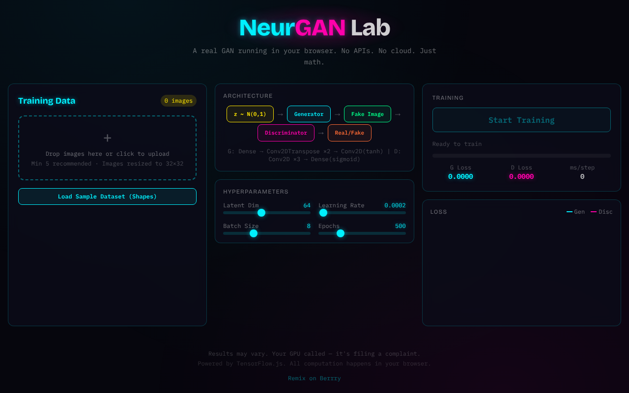 neurgan-lab app