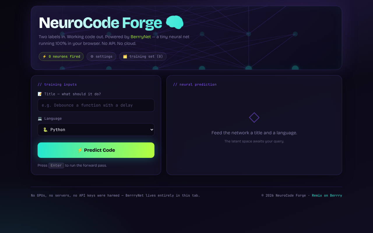 neurocode-forge-playful app