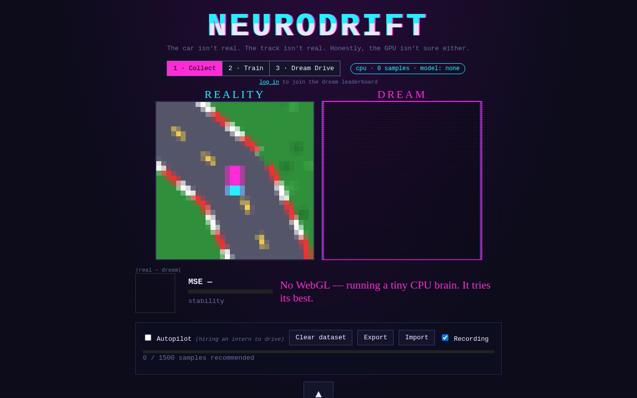 NeuroDrift screenshot