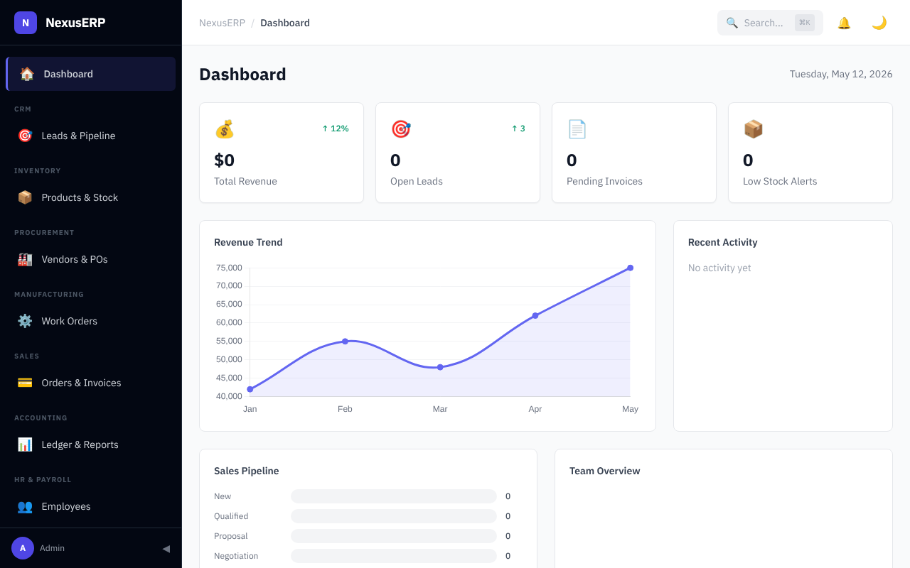 nexuserp app