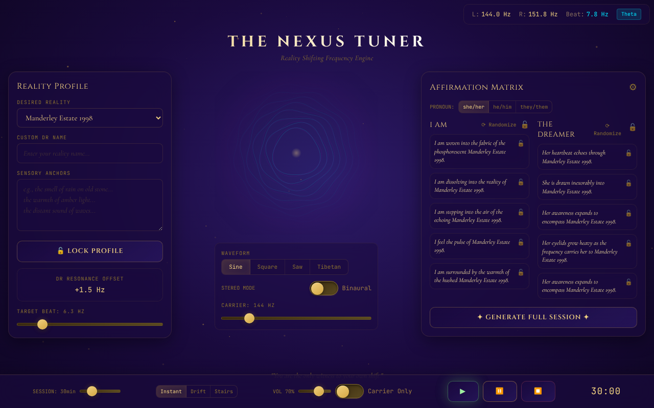 nexustuner app