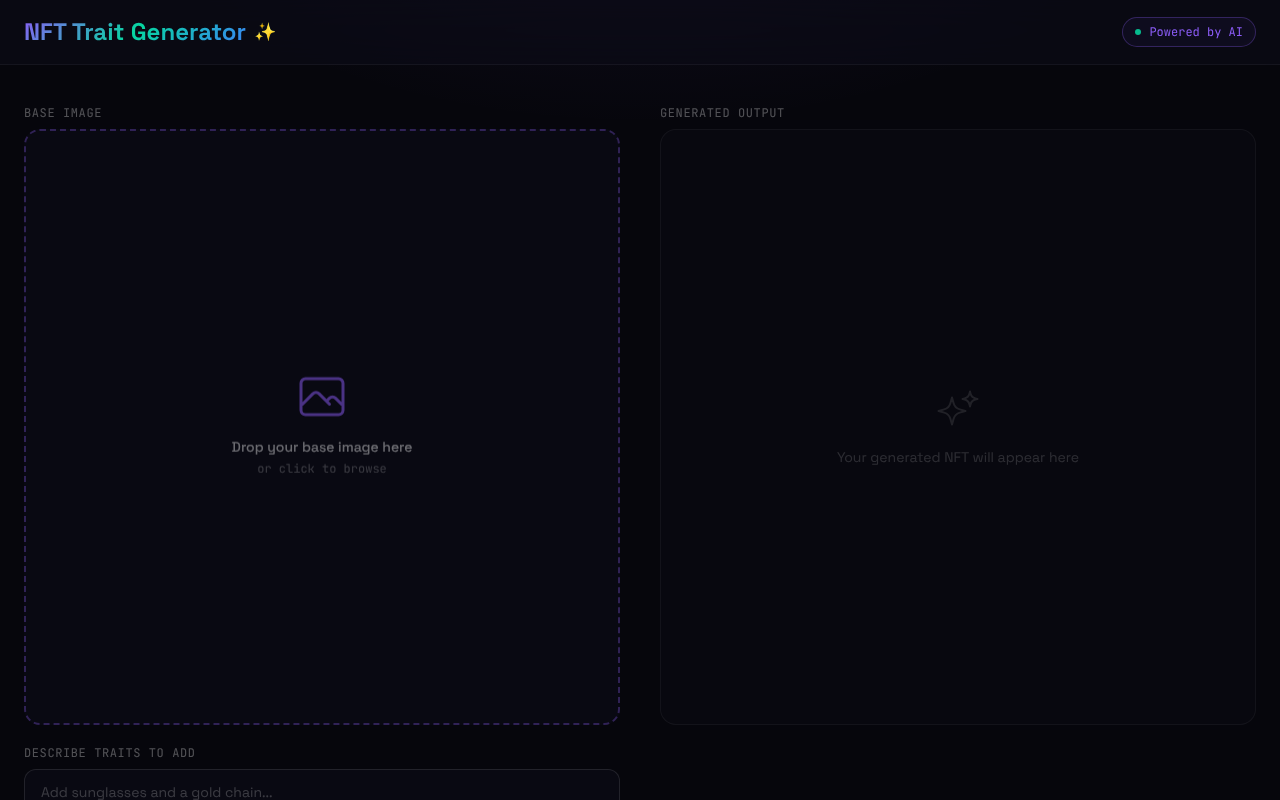 nft-trait-gen app