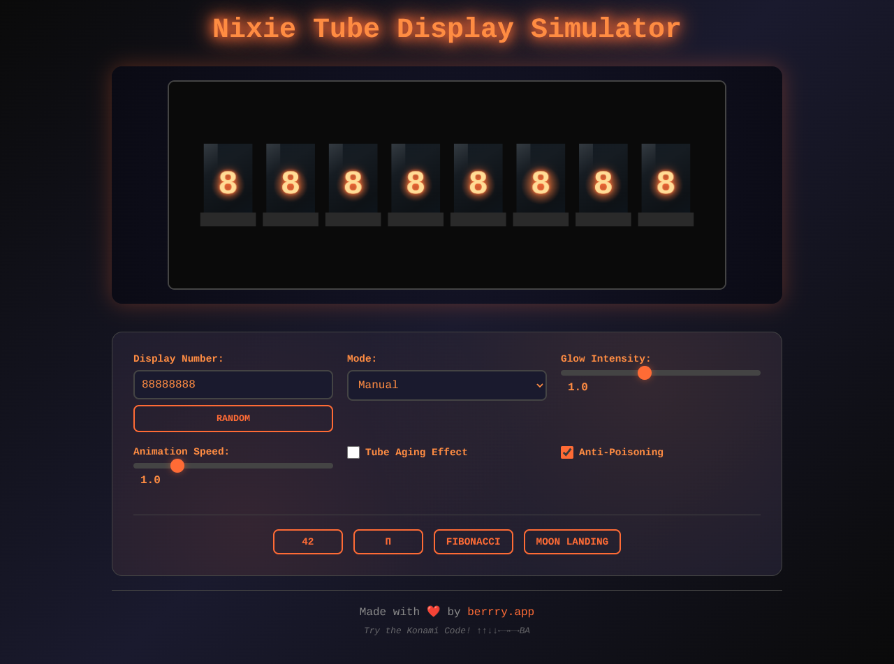nixietube app