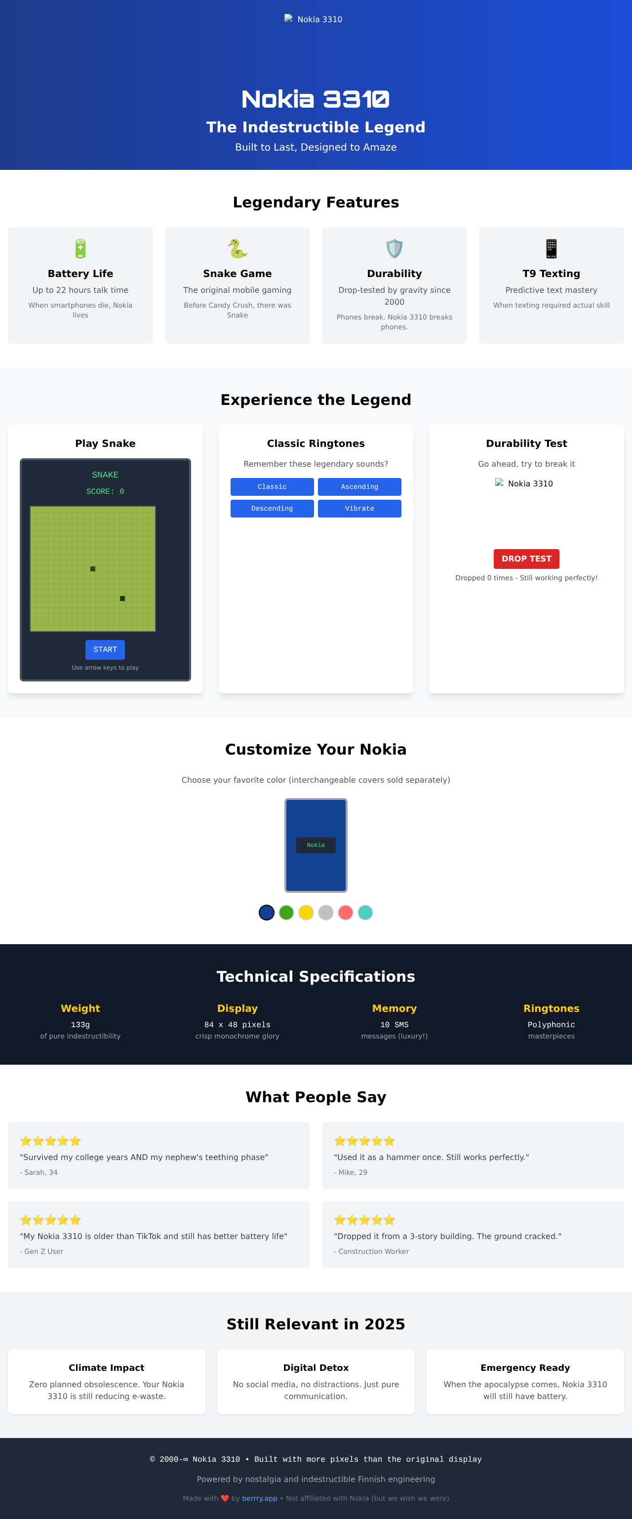 nokialegend app