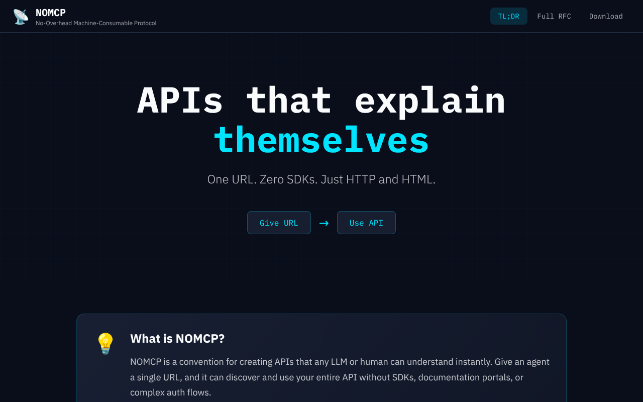 nomcp app