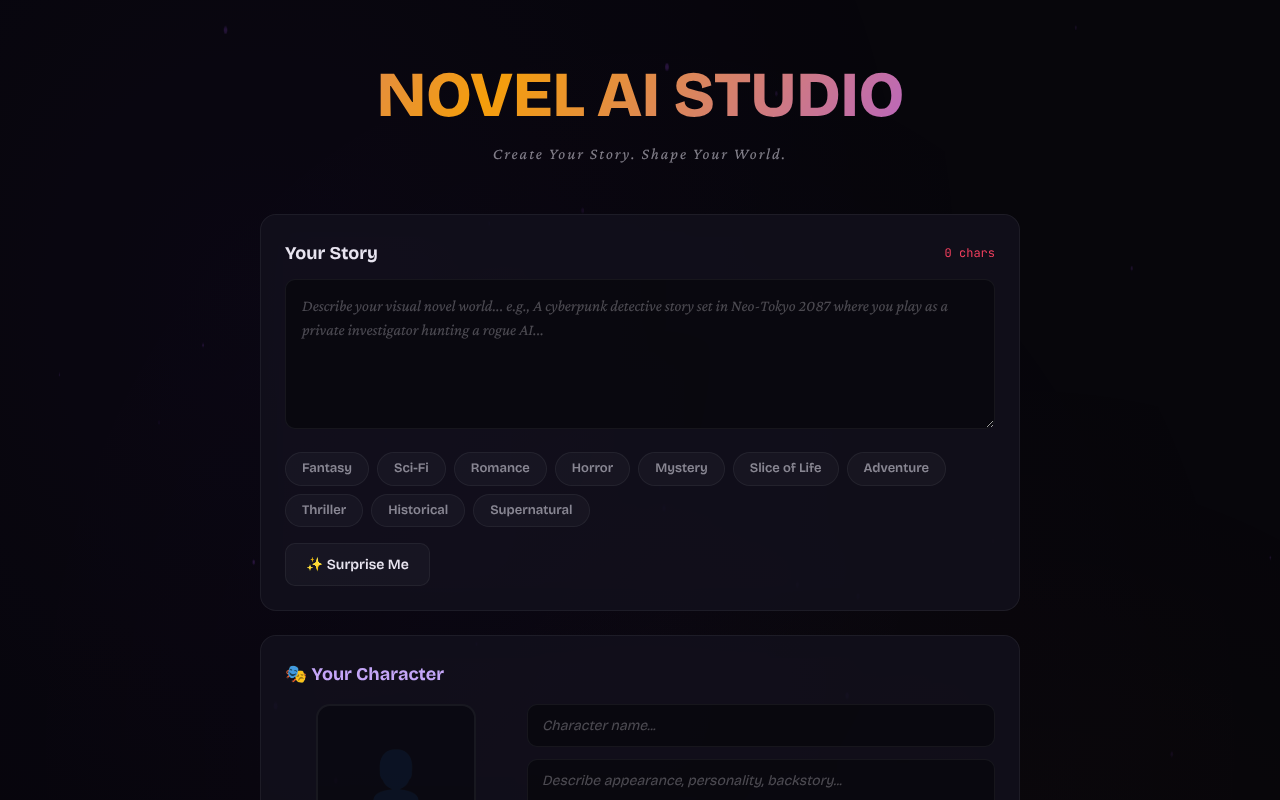 novelaistudio app