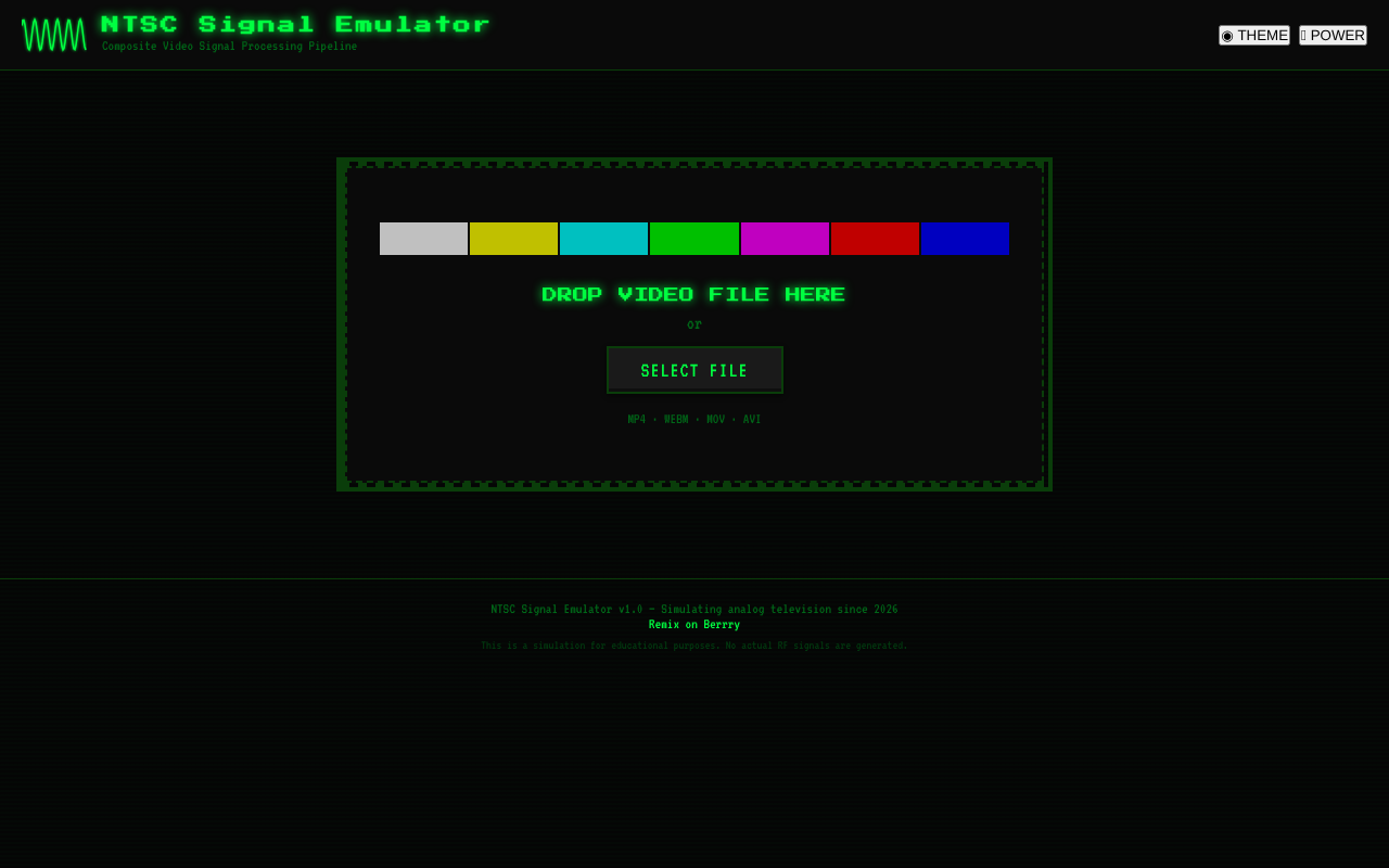 ntsc-emulator app