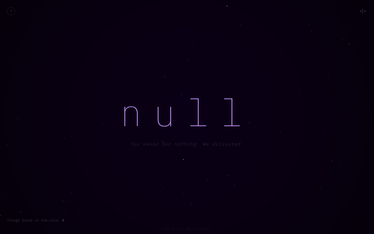 null-zone app