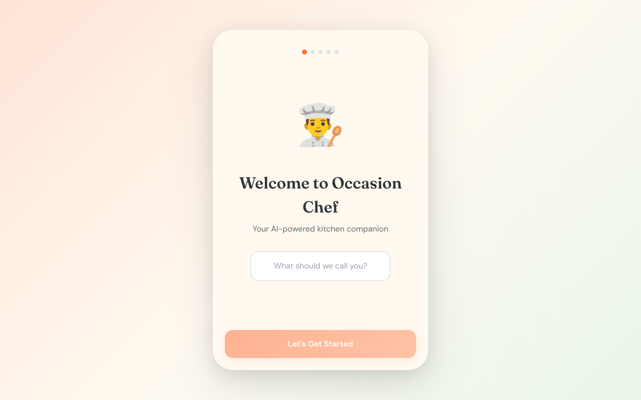 occasionchef app