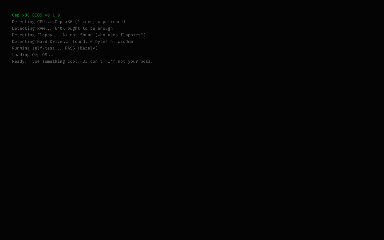 Oep x86 screenshot