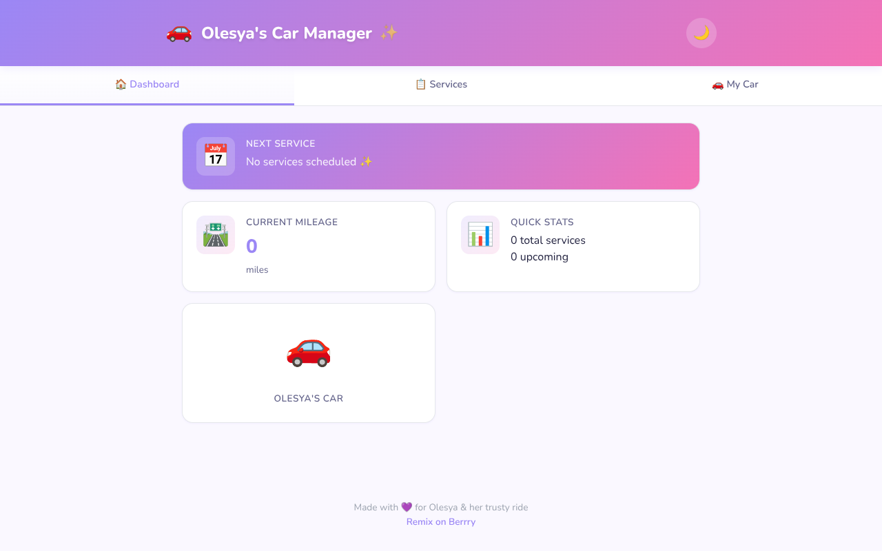 olesya-car app