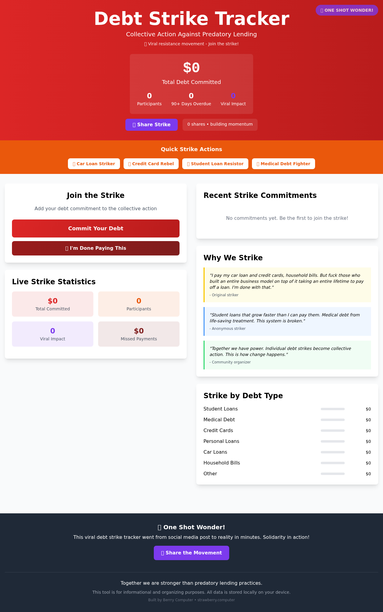 oneshotwonder app
