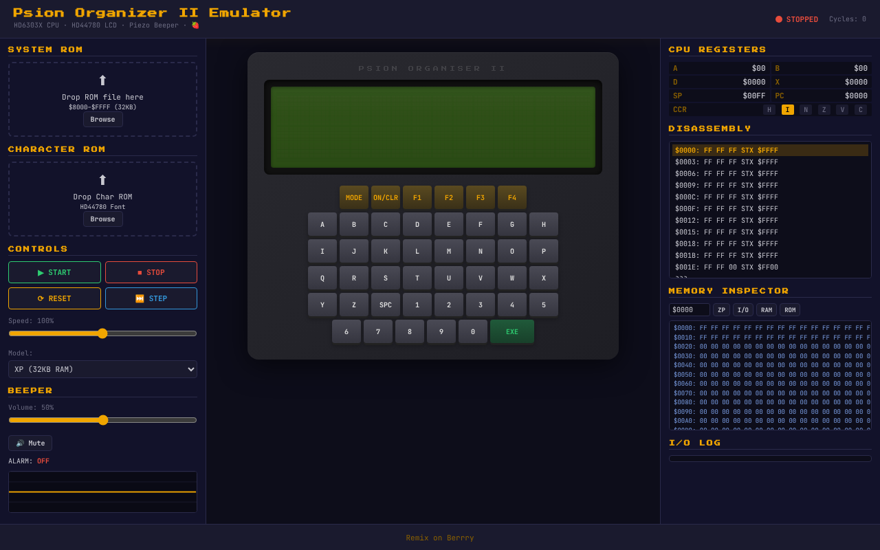 organiser-ii app