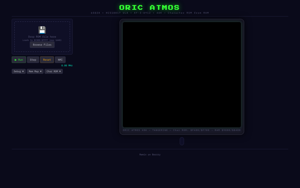oric-atmos-emu app