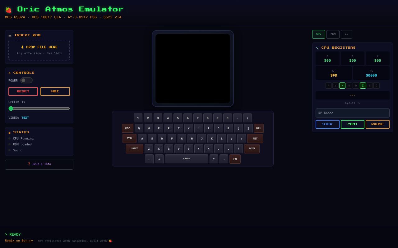 oric6502 app