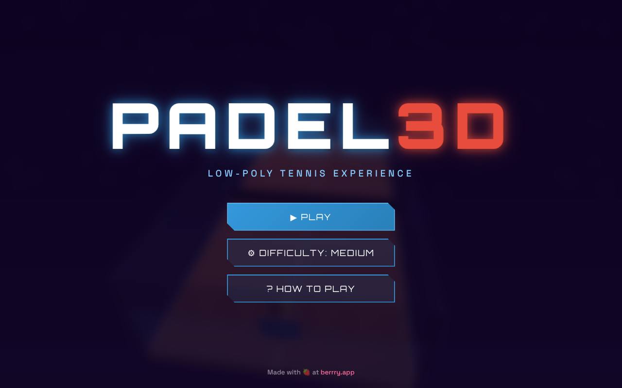 Padel 3D screenshot