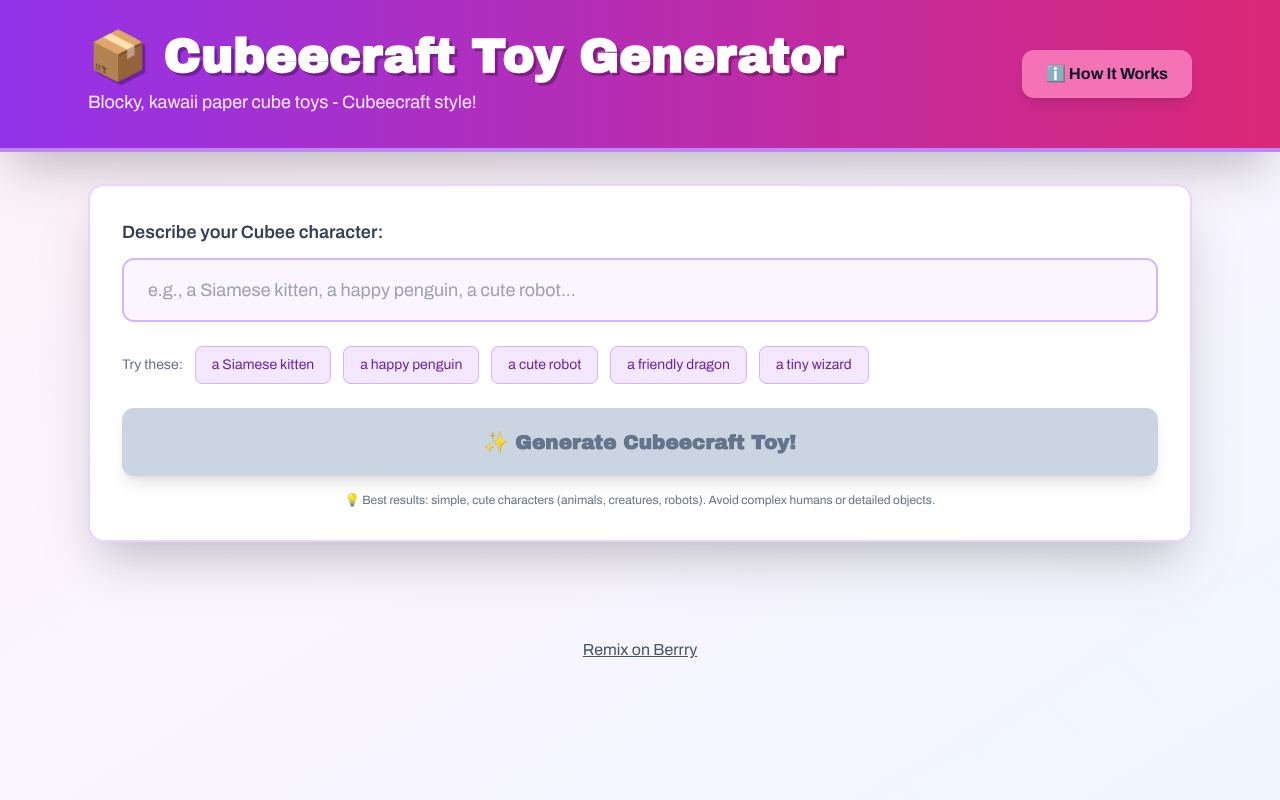 papercraftcube app