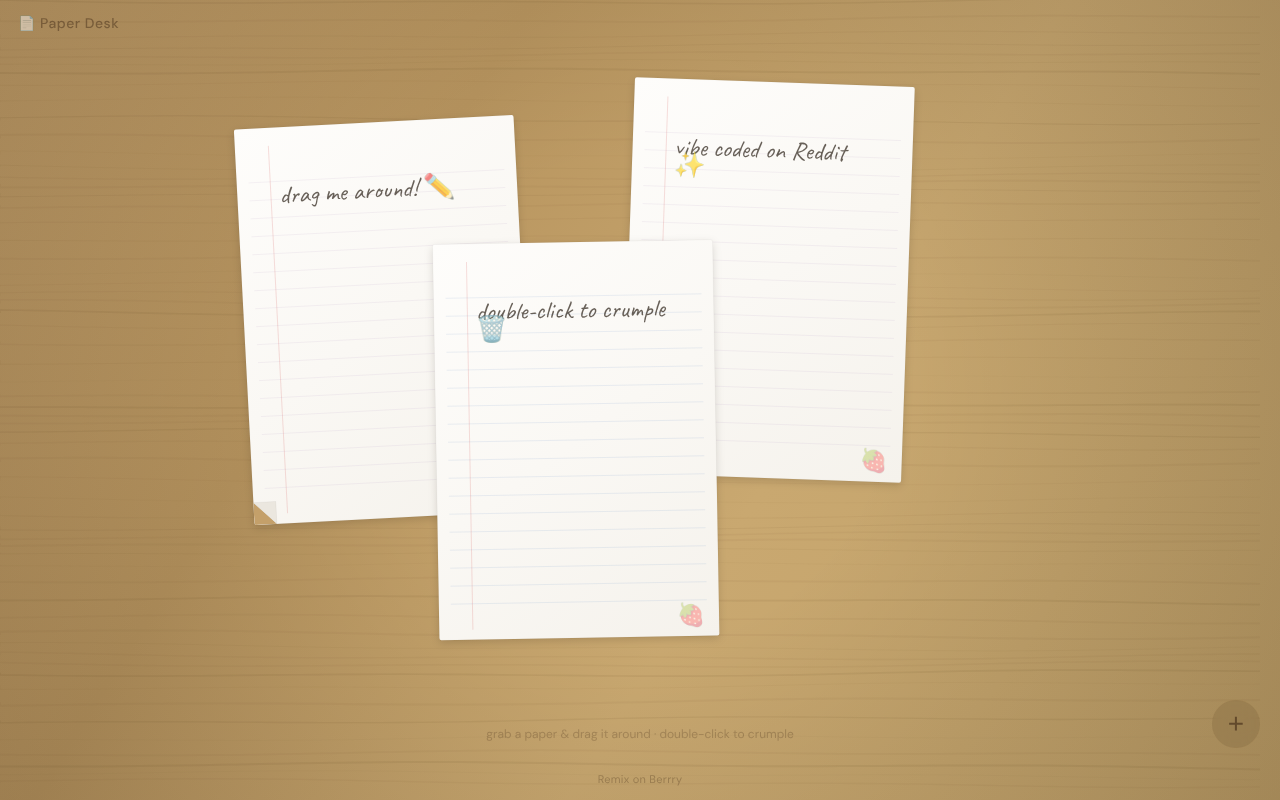 Paper Desk screenshot