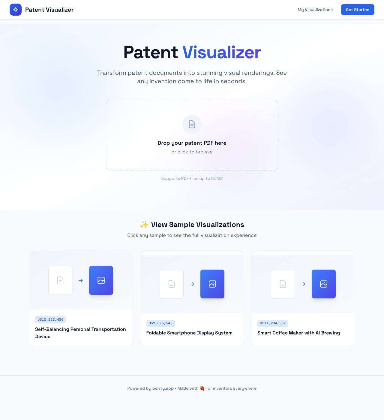 patentvisualizer app
