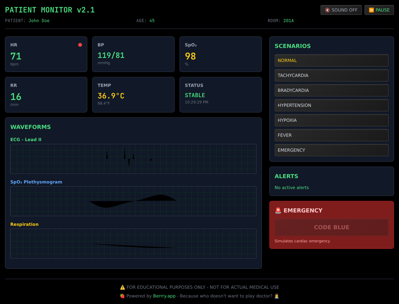 patientmonitor app
