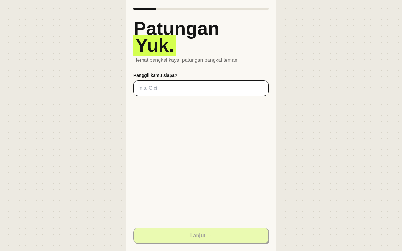 PatunganYuk screenshot