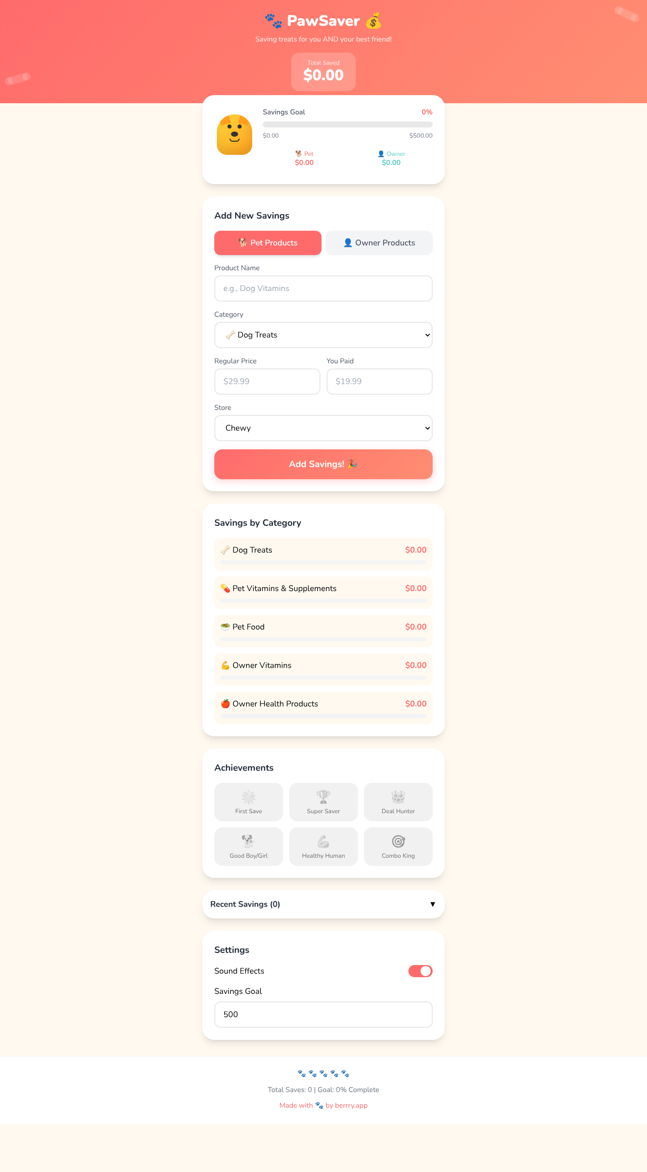 pawsaver app