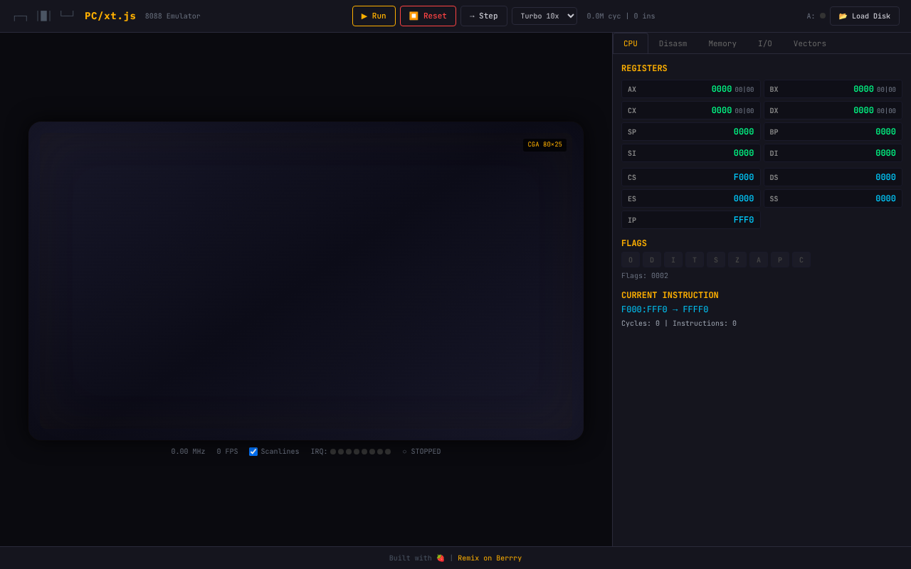pcxtjs app
