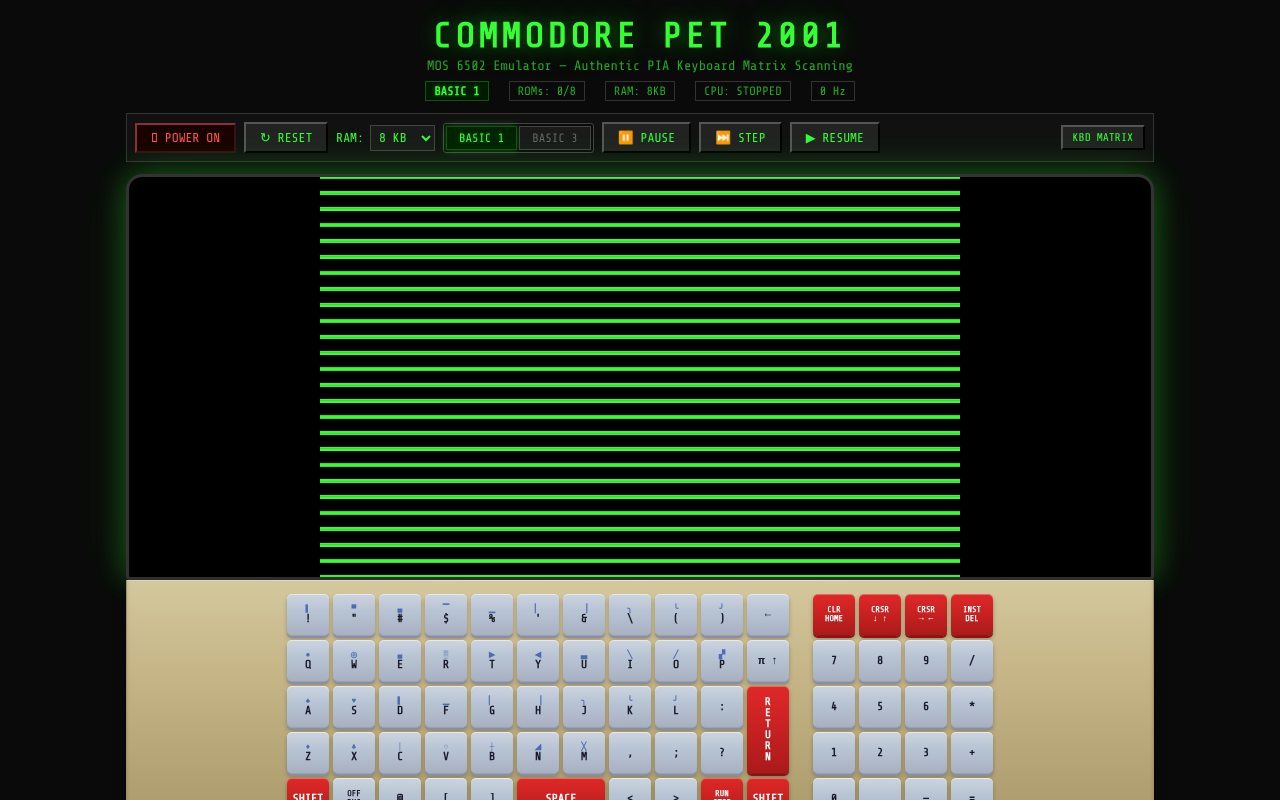 pet-basic-emu app