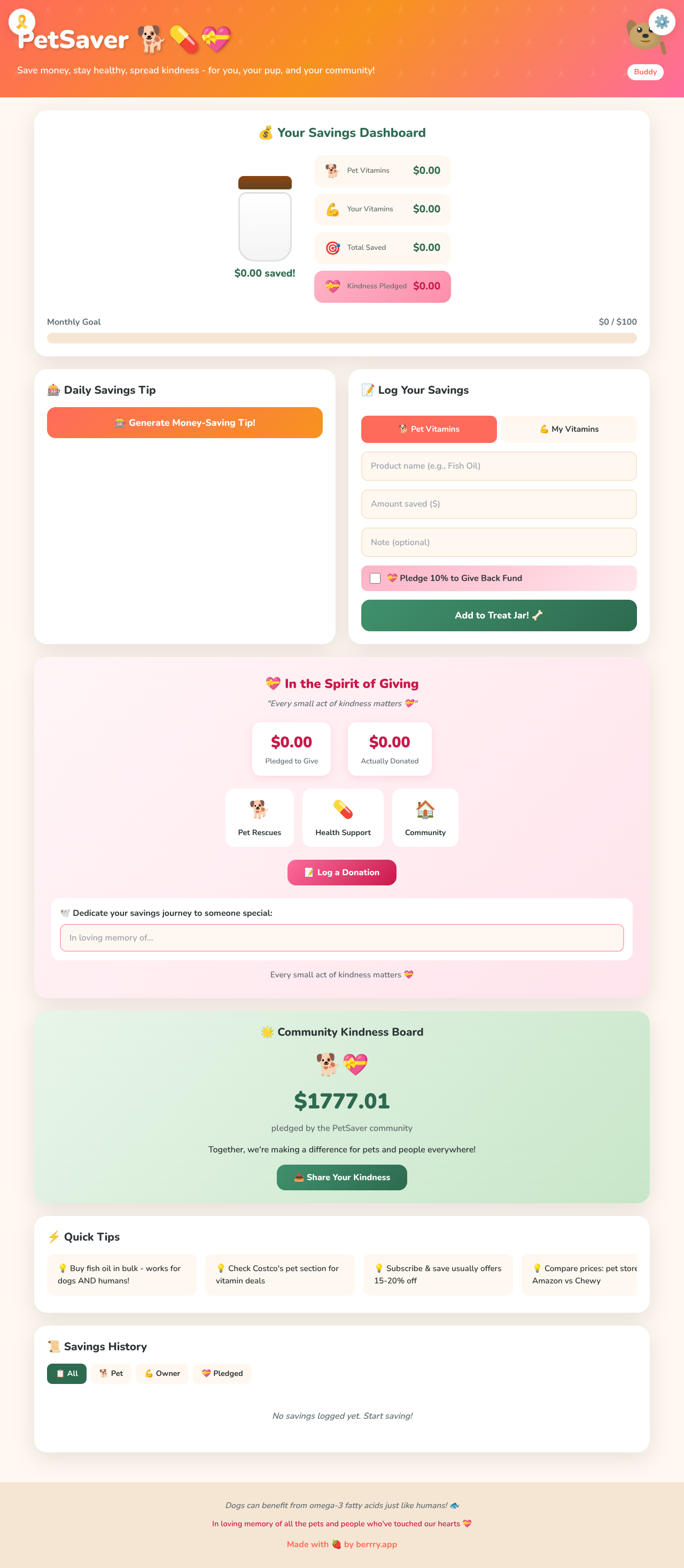 petsaver-memorial app