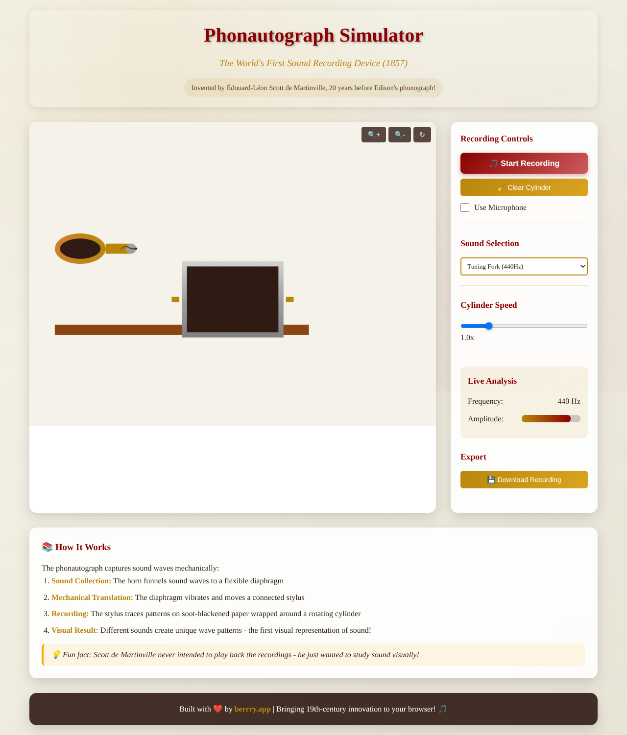 phonautograph app