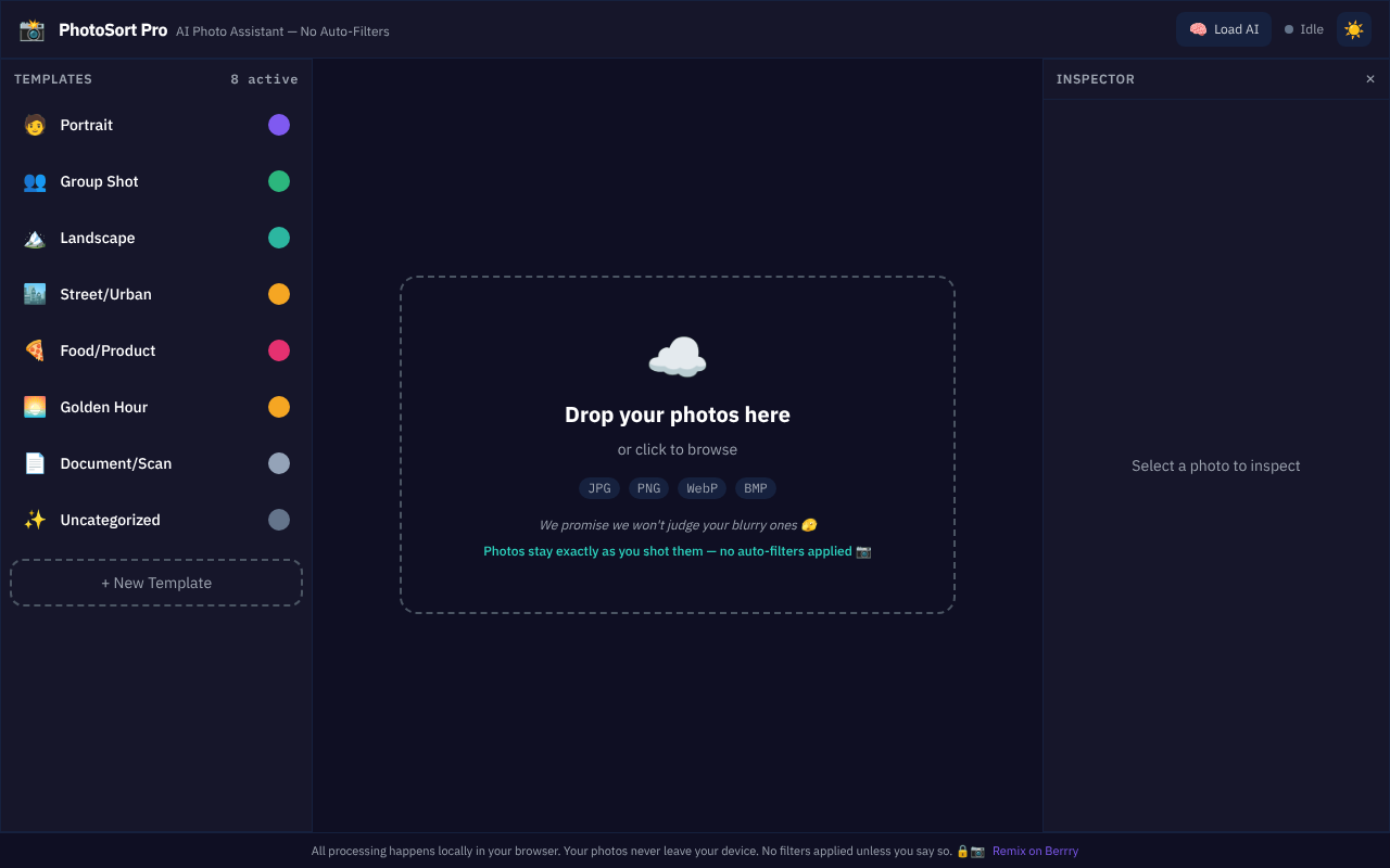 PhotoSort Pro screenshot