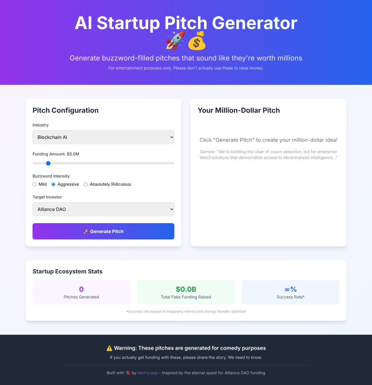 pitch-generator app