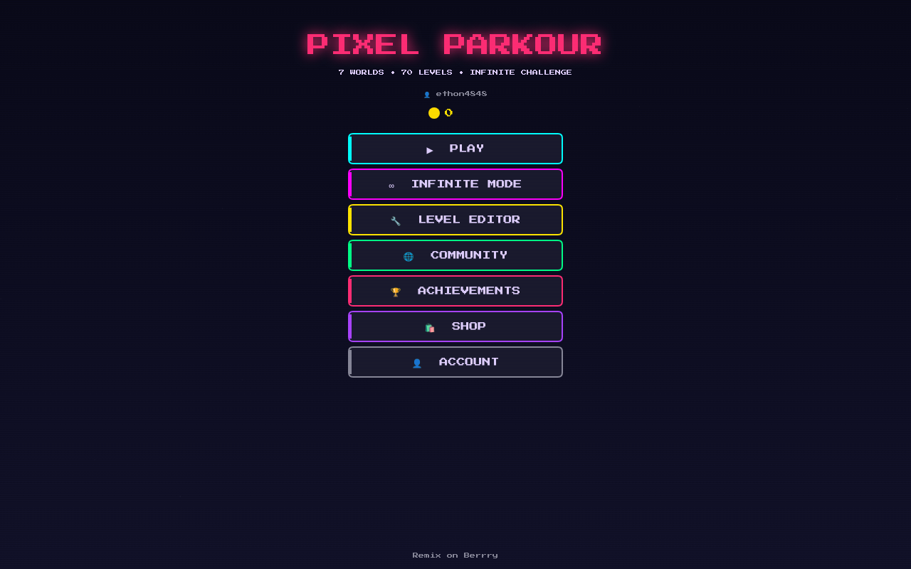 pixel-parkour app
