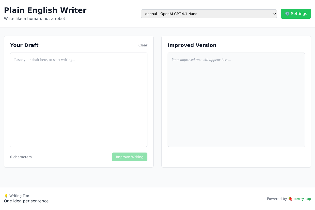 plainenglish app