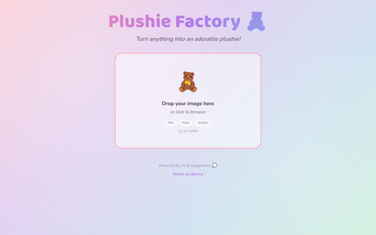 plushiefactory app