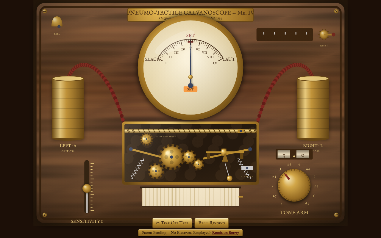 pneumo-tactile-galvanoscope-clockwork app