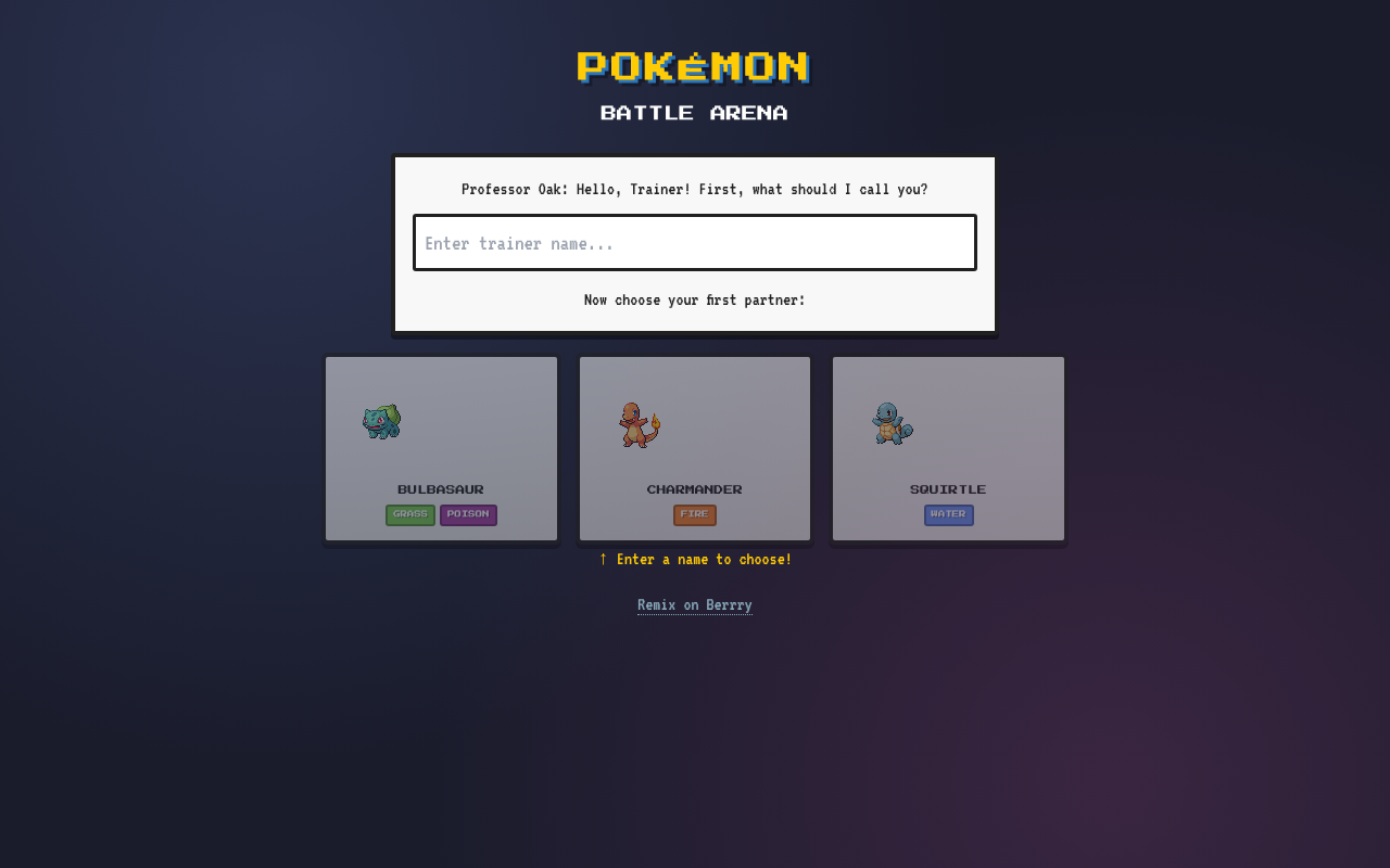 pok-mon-battle app