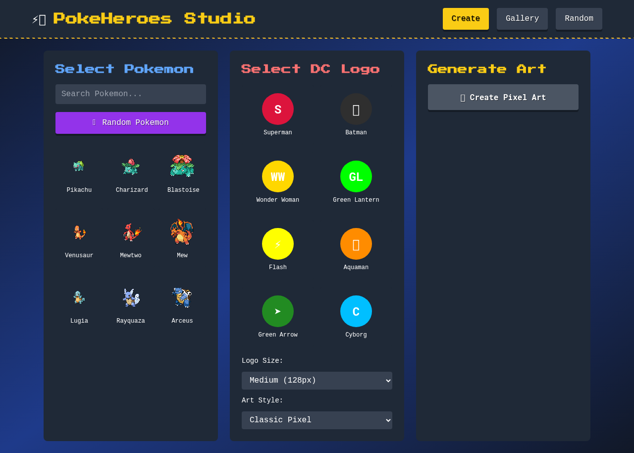 pokeheroes app