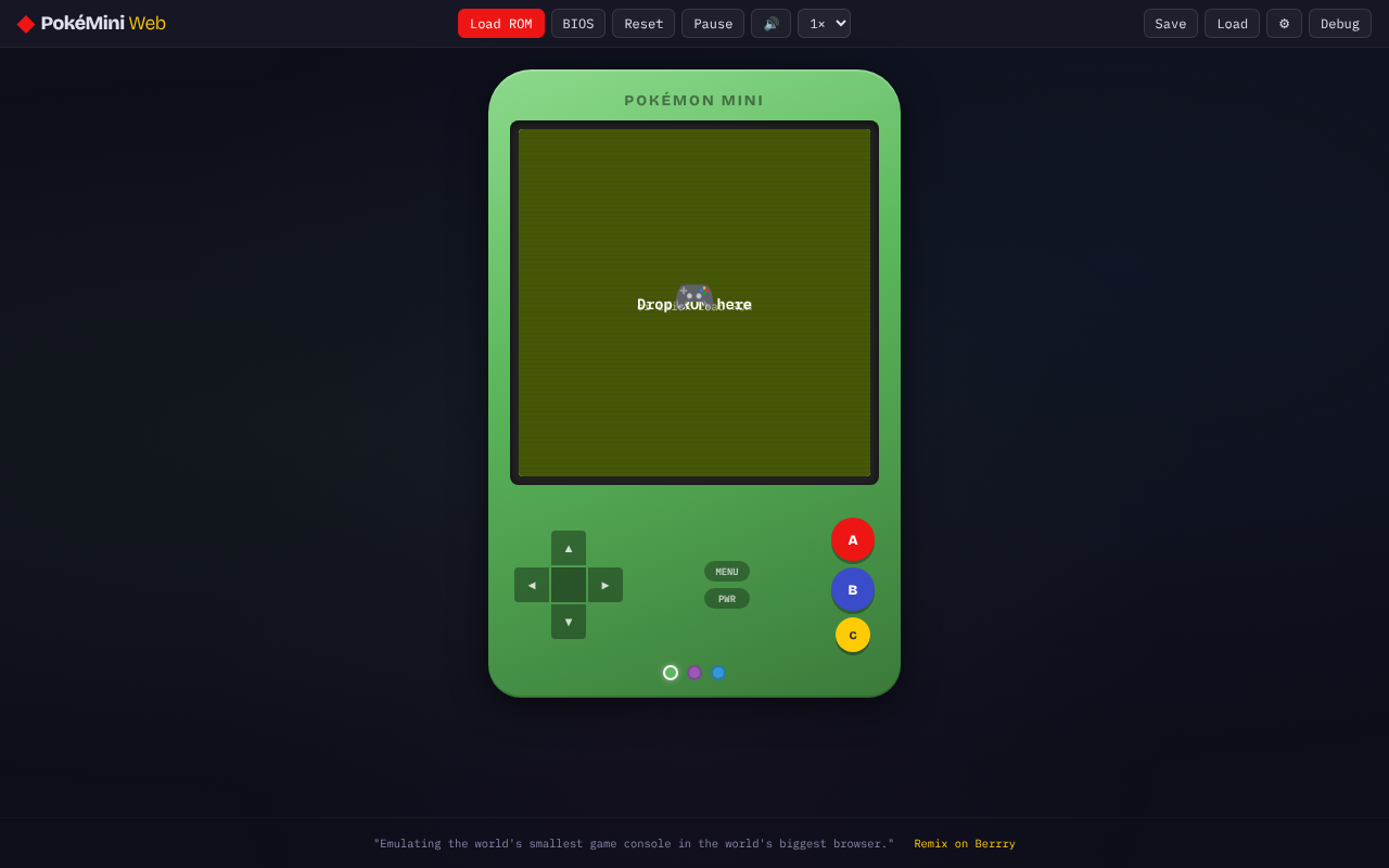 pokemini-web app